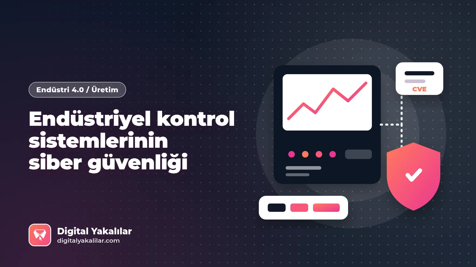 Endüstriyel kontrol sistemlerinin siber güvenliği: ayrılmış ağ bölgeleri ve kalkanla korunan kontrol paneli kapak görseli