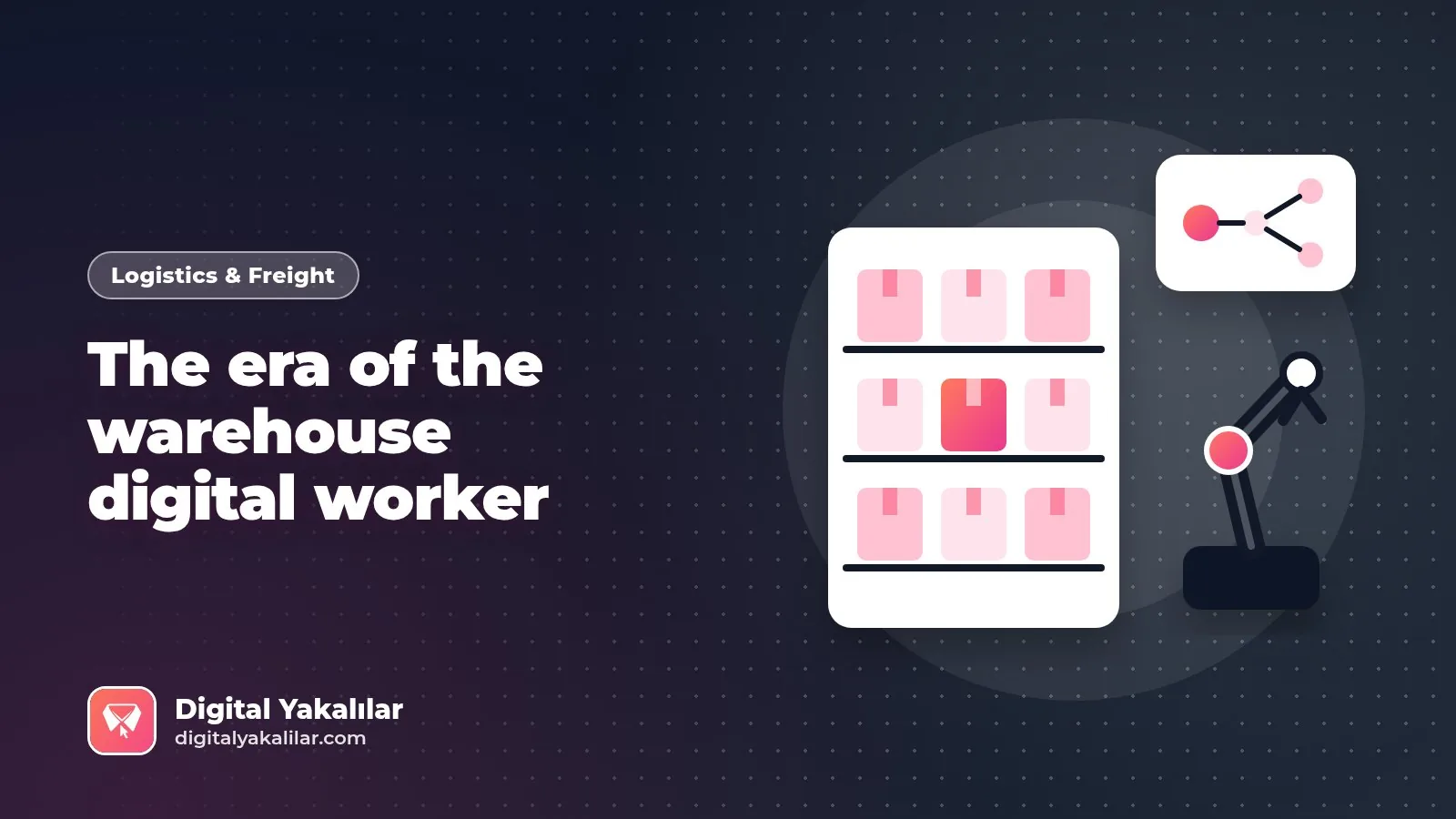 AI agents in the supply chain and digital workers in the warehouse, cover image